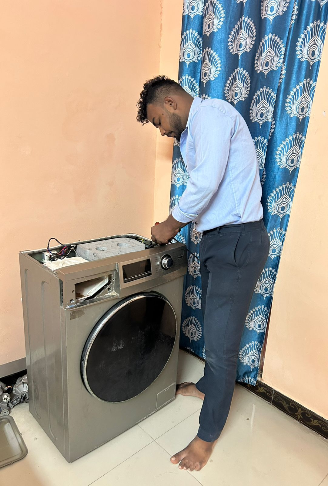Washer drum & bearing fix