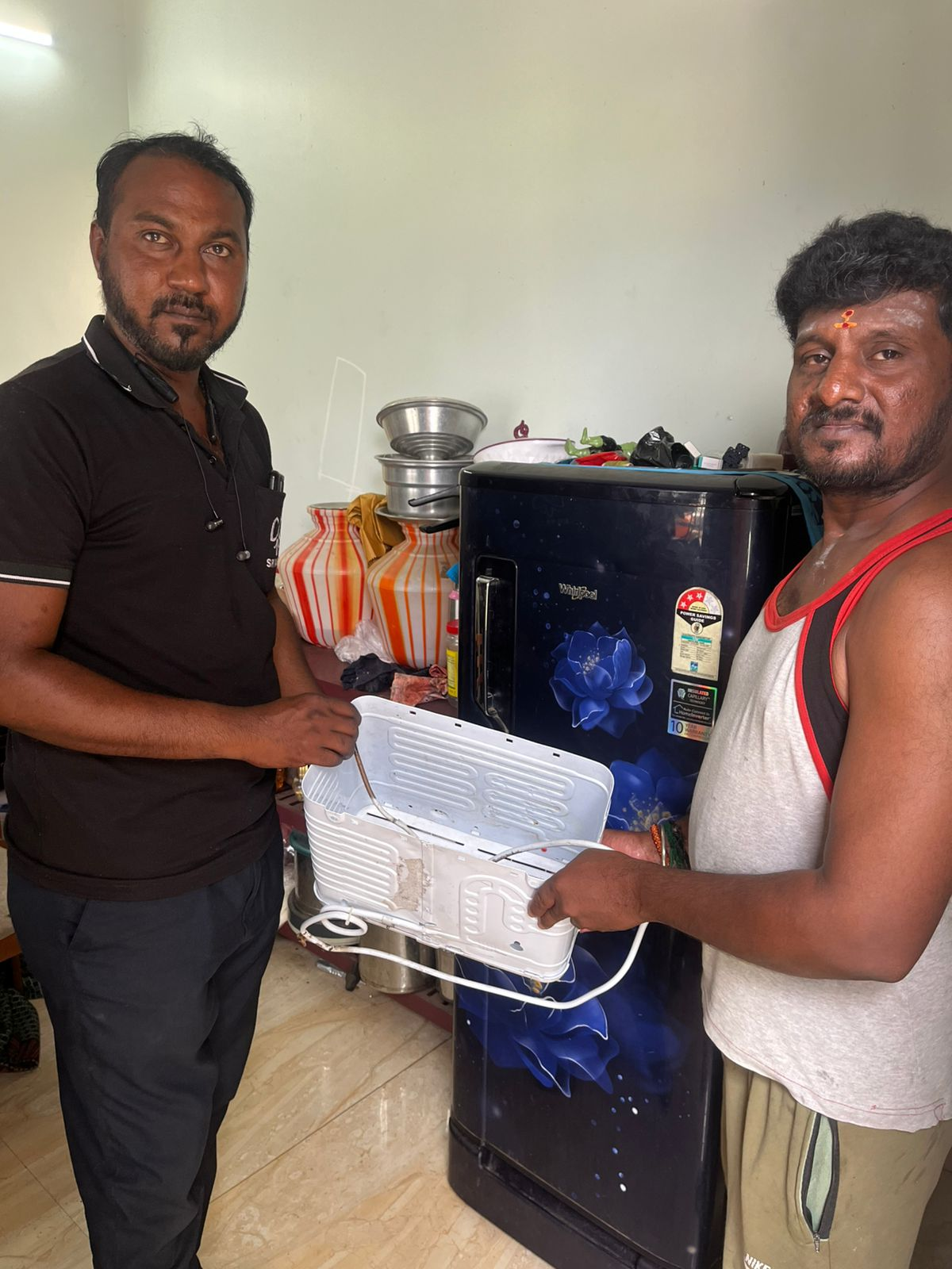 Fridge compressor & coil work